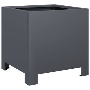 vidaXL Pflanzk&uuml;bel Anthrazit 30x30x30 Stahl