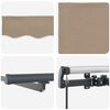 vidaXL Einziehbare Markise Beige 400 x 300 cm Stoff