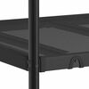 vidaXL Etagenbett ohne Matratze Schwarz 90x190 cm Stahl