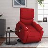 vidaXL Massagesessel mit Aufstehhilfe Rot Kunstleder