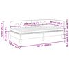 vidaXL Eckbettgestell mit Matratze Dunkelgr&uuml;n 90 x 200 cm Stoff