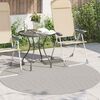 vidaXL Bereichsteppiche Rund HUARTE Creme &Oslash; 160 CM Polyester
