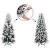 vidaXL K&uuml;nstlicher Weihnachtsbaum mit 150 LEDs mit St&auml;nder Wei&szlig; 120 cm