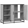vidaXL Sideboard Grau Sonoma 92x35x76 cm Holzwerkstoff