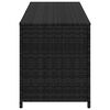 vidaXL Garden-Auflagenbox Schwarz 150x50x60 cm Poly Rattan