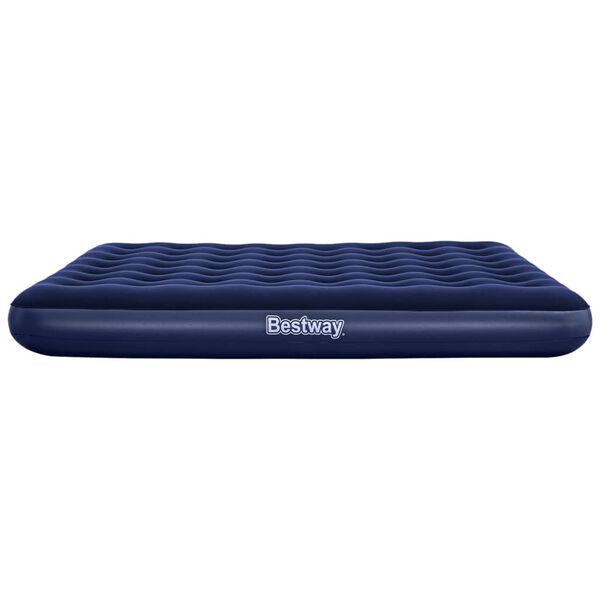 Bestway Luftmatratze Aufblasbar Beflockt 203x183x22 cm 67004