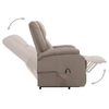 vidaXL Aufstehsessel Taupe Stoff