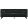 vidaXL Sofa Schwarz 194 x 74,5 x 70,5 cm Samt