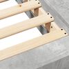vidaXL Bettgestell Betongrau 120x190 cm Holzwerkstoff