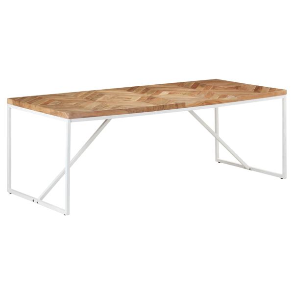 vidaXL Esstisch 200x90x76 cm Massivholz Akazie und Mango