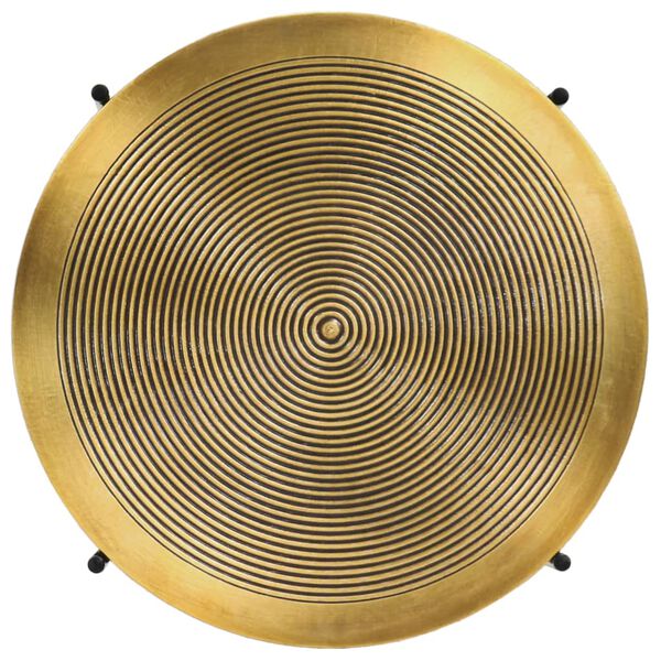 vidaXL Tisch-Set 2-tlg. MDF mit Messingbeschichtung