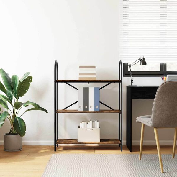 vidaXL B&uuml;cherregal Ger&auml;ucherte Eiche 80 x 30 x 109 cm Holzwerkstoff