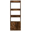 vidaXL Highboard 63x33x180 cm R&auml;uchereiche Holzwerkstoff