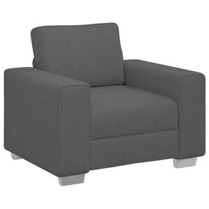 vidaXL Sessel Dunkelgrau 60 cm Cordstoff
