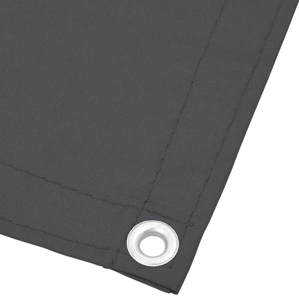 vidaXL Balkon-Sichtschutz Anthrazit 90x800 cm 100 % Polyester-Oxford