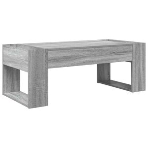 vidaXL Couchtisch Sonoma-Grau 110 x 50 x 41 cm Holzwerkstoff