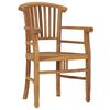 vidaXL 3-tlg. Garten-Essgruppe Teak Massivholz