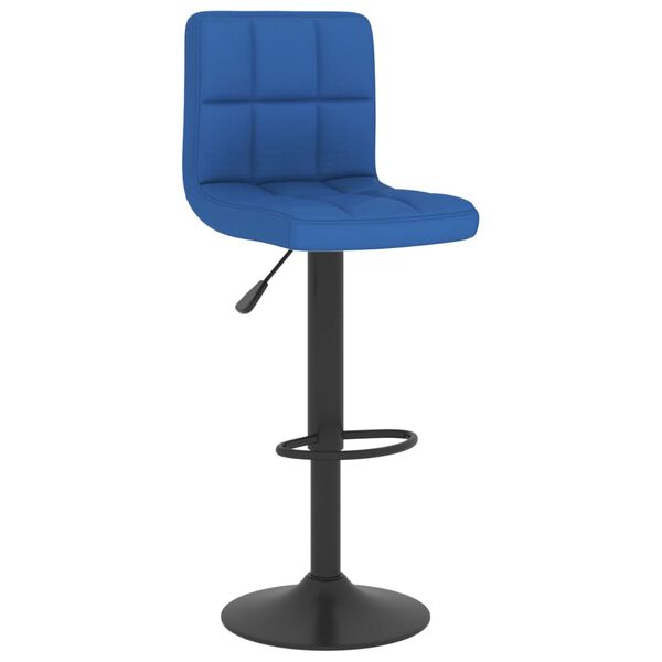 vidaXL Barhocker Blau Stoff