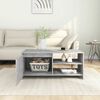 vidaXL Couchtisch Betongrau 102x50x45 cm Holzwerkstoff
