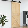 vidaXL T&uuml;r NARVIK 95x210 cm Massivholz Kiefer