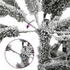 vidaXL K&uuml;nstlicher Weihnachtsbaum mit 150 LEDs mit St&auml;nder Wei&szlig; 120 cm