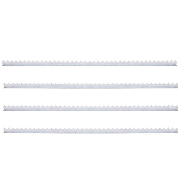 vidaXL Zackenleiste Übersteigschutz 4 Stk. 1 m Verzinkter Stahl