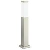 vidaXL Pollerleuchte 50 cm Edelstahl IP44