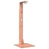 vidaXL Gartendusche 214,5 cm Massives Douglasholz und Edelstahl Natur