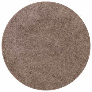 vidaXL Anti-Rutsch Shaggy Teppich Braun 90 x 90 cm PP