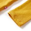 Kinder-Langarmshirt Dunkles Ocker 116