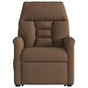 vidaXL Relaxsessel mit Aufstehhilfe Braun Stoff