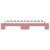 vidaXL Tagesbett Ausziehbar Rosa 80x200 cm Samt