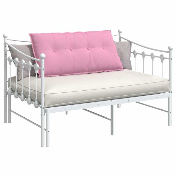 vidaXL R&uuml;ckenkissen Rosa 100 x 19 x 50 cm Stoff