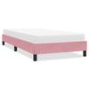 vidaXL Bettgestell ohne Matratze Rosa 80x220 cm Samt