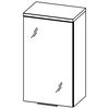 Germania Badezimmer-Wandschrank GW-Pescara Wei&szlig; Navarra Eichenoptik