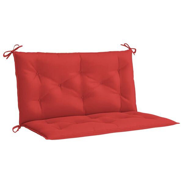 vidaXL Gartenbank-Auflage Rot 100x(50+50)x7 cm Oxford-Gewebe