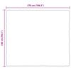 vidaXL Kunstfell Kaninchenfell Decke Kamel 240 x 270 cm Polyester