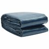 vidaXL Treibende Pool-Solarplane PE 210 cm Schwarz und Blau