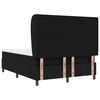 vidaXL Boxspringbett mit Matratze Schwarz 160 x 200 cm Stoff