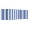 vidaXL Einziehbare Markise Blau und Wei&szlig; 350 x 200 cm