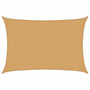 vidaXL Sonnensegel 160 g/m&sup2; Rechteckig Sandfarben 2x2,5 m HDPE
