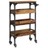 vidaXL K&uuml;chentrolley Altholz 53 x 20 x 76 cm Holzwerkstoff