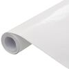 vidaXL Autofolie 4D Wei&szlig; 100x150 cm