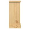 vidaXL Nachttisch Corona 35x32,5x74 cm Massivholz Kiefer