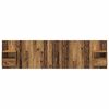 vidaXL Kopfteil mit Schrank mit Schubladen 3 pcs Altholz Holzwerkstoff