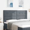 vidaXL Kopfteil mit Kopfteil Dunkelgrau 180 cm Kunstleder