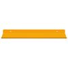 vidaXL Schwebendes Regal 4 pcs Senfgelb 40 x 18 x 2,5 cm Stahl