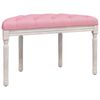 vidaXL Sitzbank Rosa 81,5x41x49 cm Samt