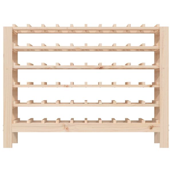 vidaXL Weinregal 109,5x30x82 cm Massivholz Kiefer