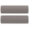 vidaXL 2-tlg. Sofagarnitur mit Kissen Taupe Stoff